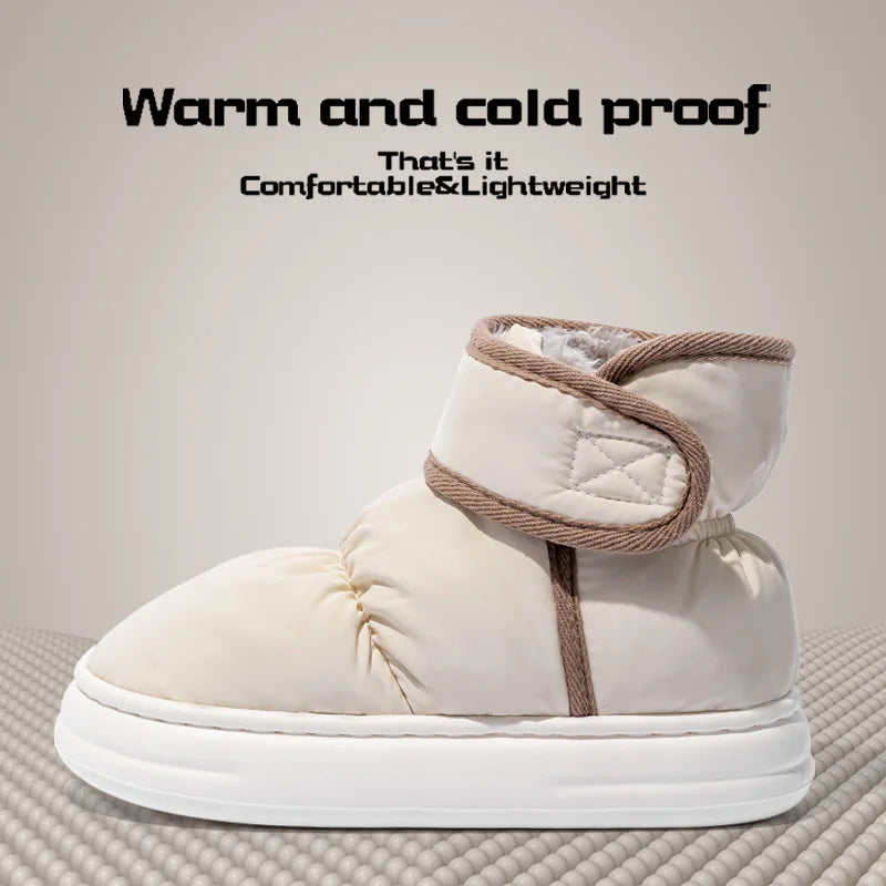 Unisex Winter Snow Boots - Waterproof Plush Anti-Slip Cotton Boots - Shello's Creative Boutique
