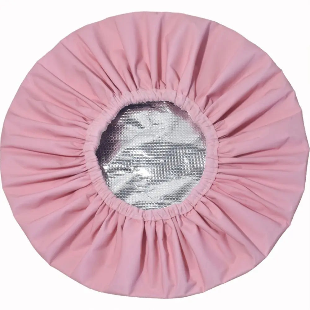 Self-Heating Steam Hair Mask Cap – Tin Foil Shower Cap for Deep Conditioning & Hair Treatment