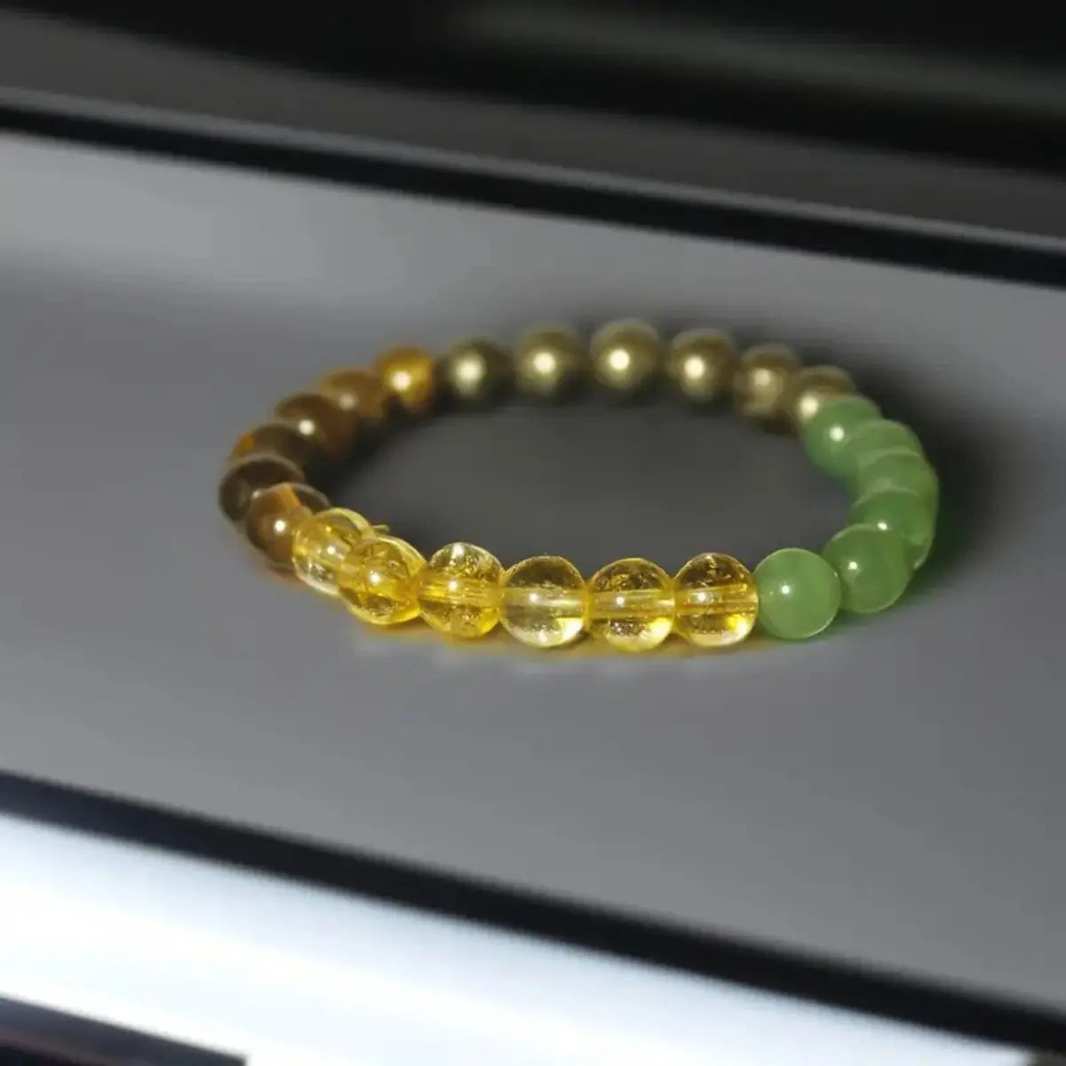 Natural Stone Beaded Bracelet with Gift Card – Meaningful Gift Set