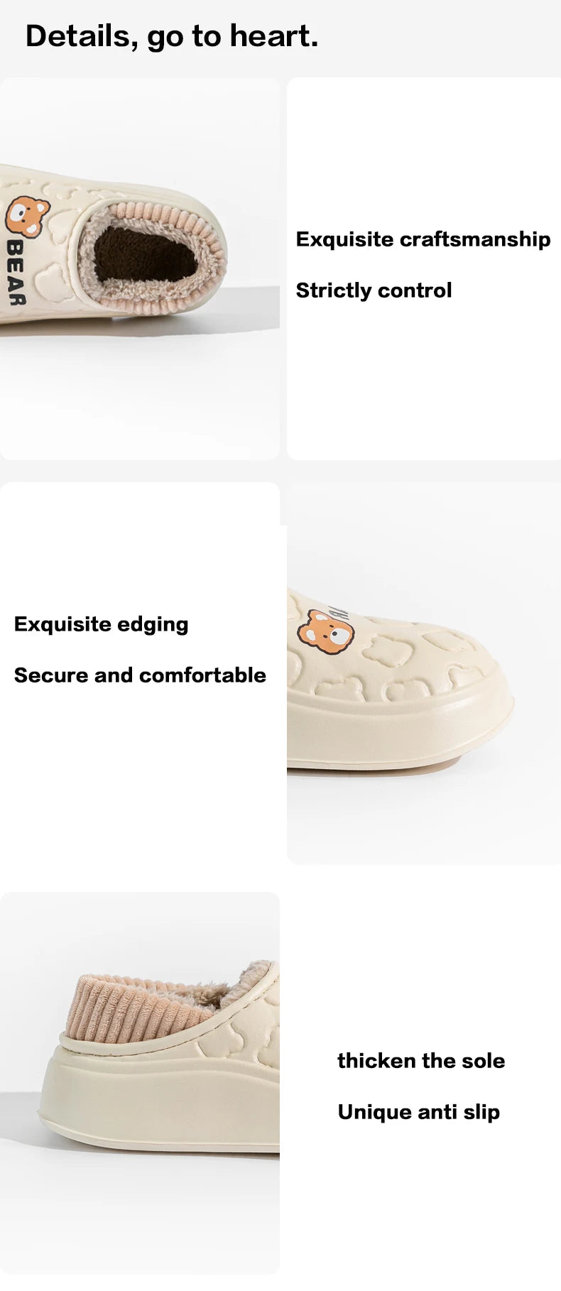 Women's Waterproof Winter Slippers – Non-Slip Insulated Cotton Shoes - Shello's Creative Boutique