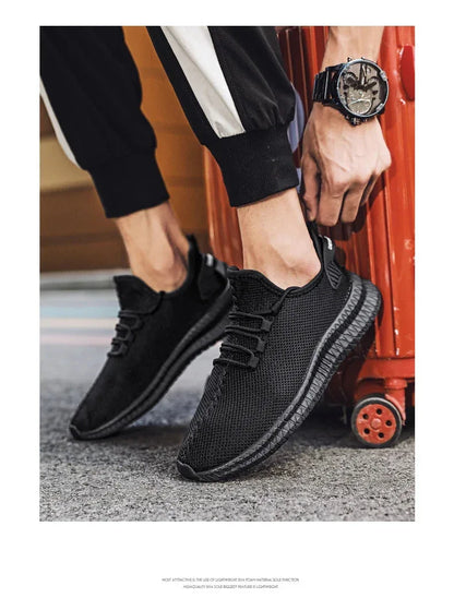 Non-Slip Breathable Trainers - Unisex Weave Knit Outdoor Sports Shoes for Running & Hiking - Shello's Creative Boutique