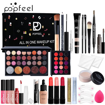 Professional Makeup Set Full Makeup Kit Eye Shadow Blush Foundation Face Powder Makeup Case Korean Cosmetic Christmas Gifts - Shello's Creative Boutique