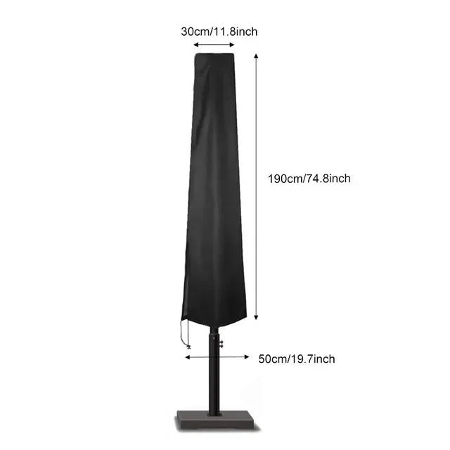 Waterproof Elastic Parasol Cover — Outdoor Umbrella Protection in 6 Sizes