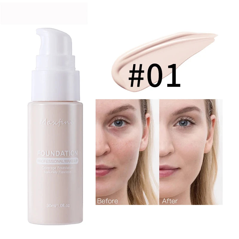 Liquid Foundation – 12 Numbered Options