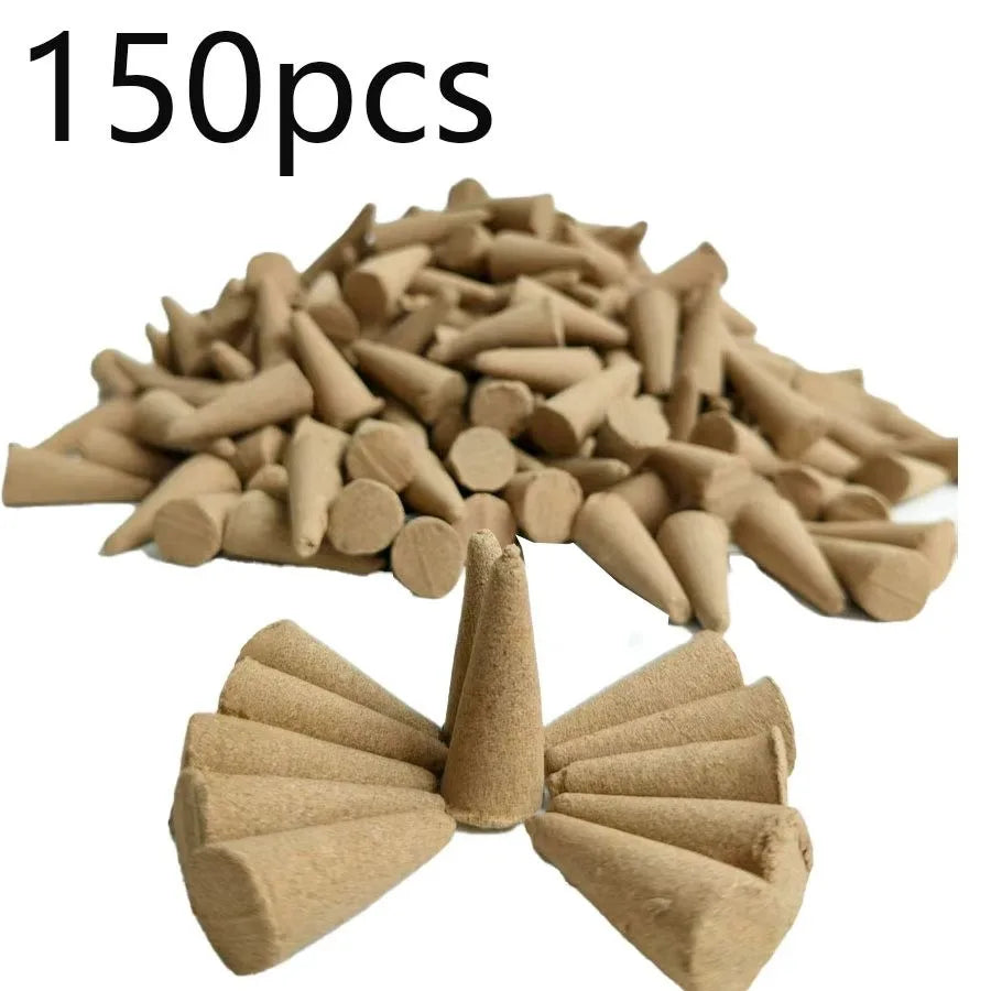 Mugwort Incense Cones - Long-Lasting Natural Aromatherapy 61-600pcs