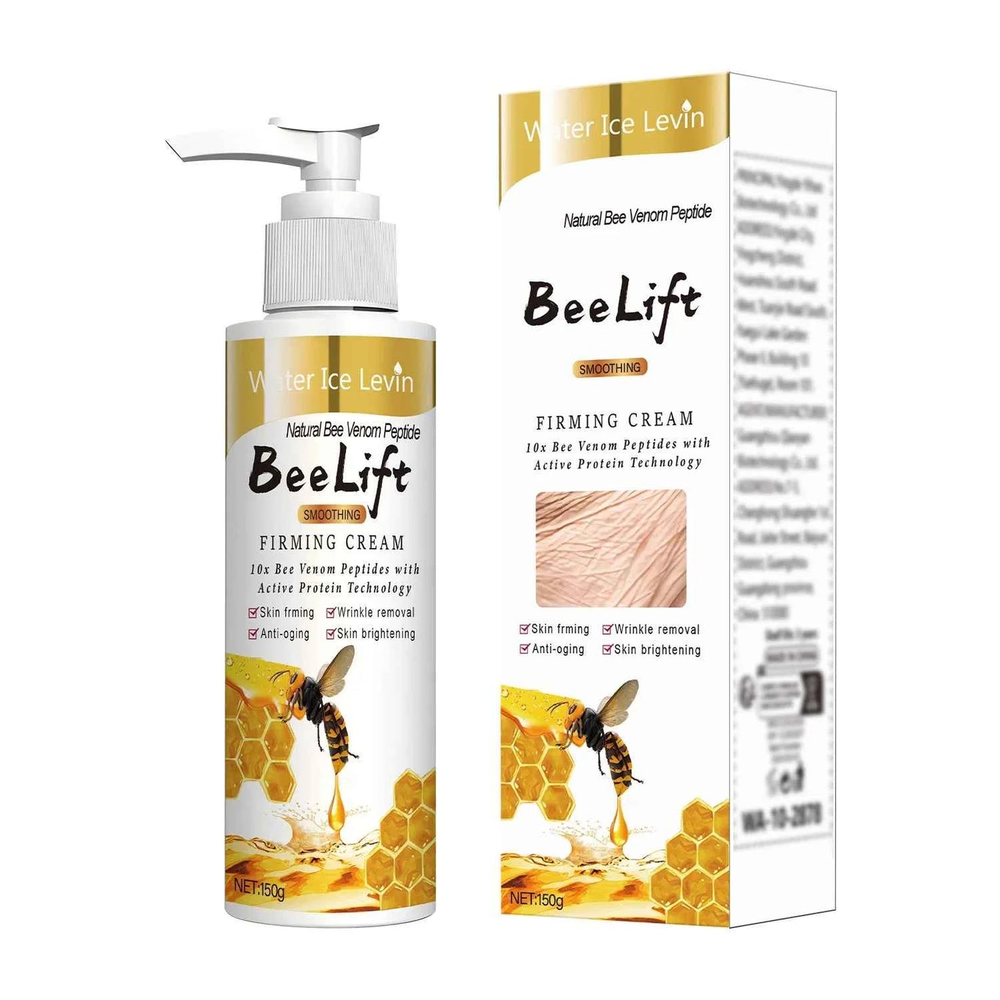 Bee Lifting Firming Cream - Skin Firming Cream - Reduces Fine Lines - Use Natural Collagen to Enhance and Moisturize the Skin