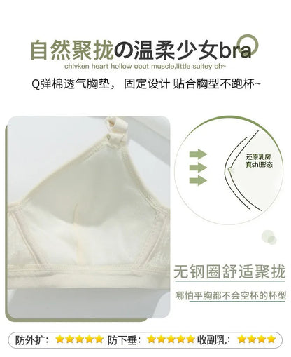 YSANSCA Women’s Seamless Sport Lingerie Set – Wire-Free Push-Up Bralette & Sexy Low Waist Panties