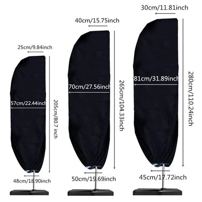 Waterproof Elastic Parasol Cover — Outdoor Umbrella Protection in 6 Sizes
