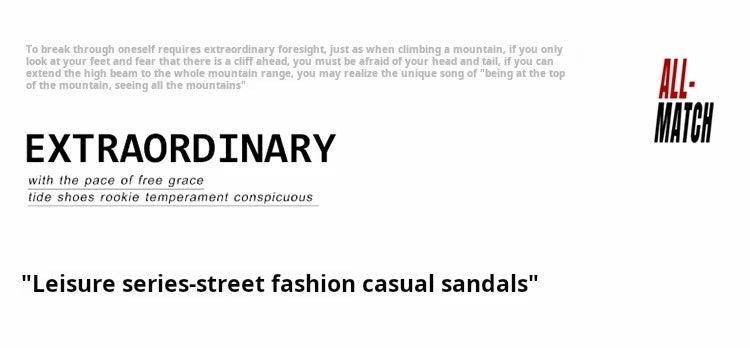 Men's Summer Half Slippers - Non-Slip Beach Clogs Casual Leather Sandals