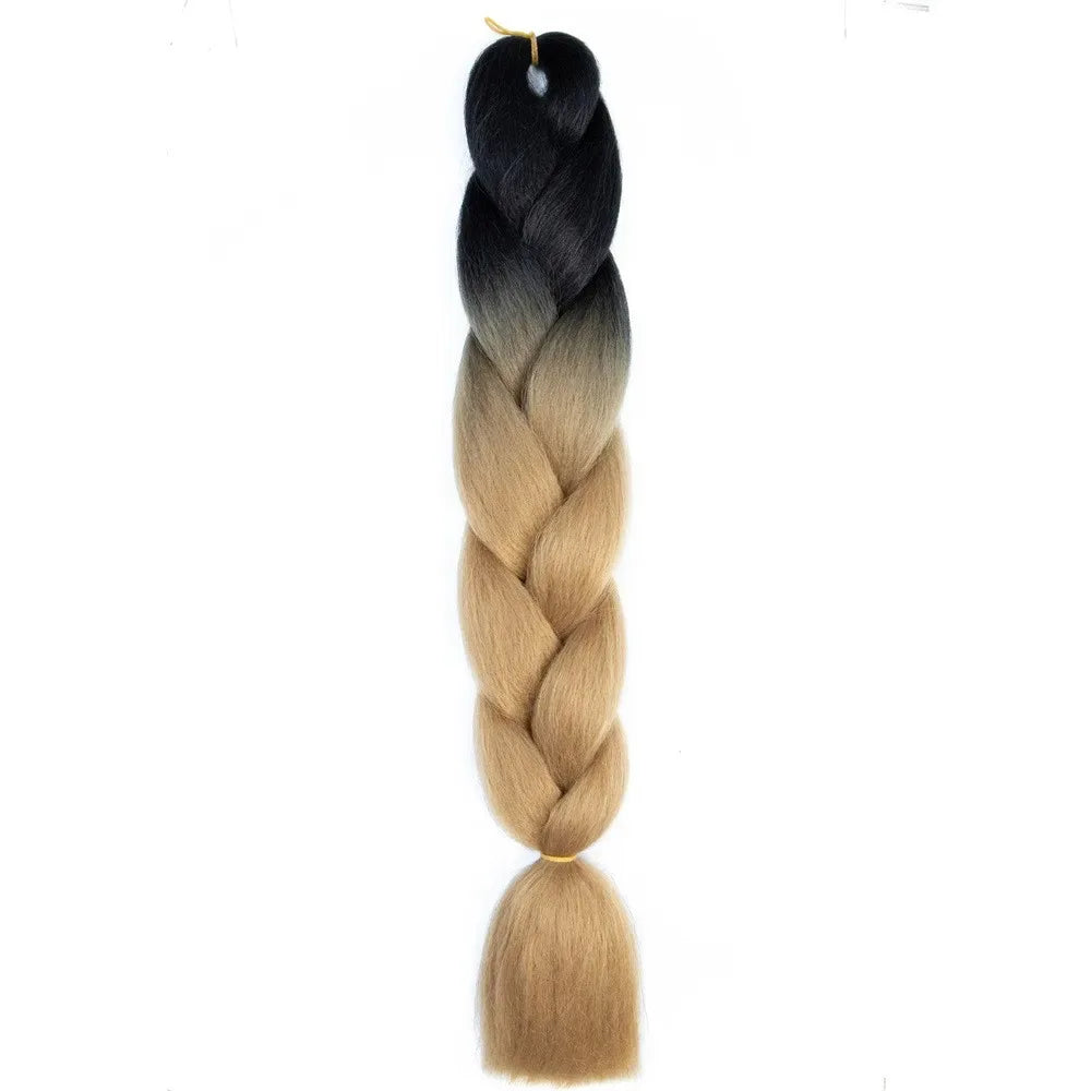 Jumbo Braiding Hair - Pre-Stretched Red White Blue Patriotic Twist Braids - Shello's Creative Boutique