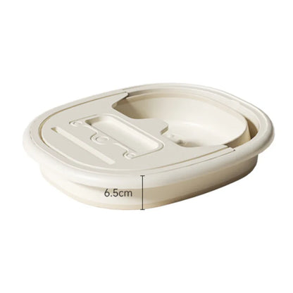 Foldable Foot Spa Bath Tub with Massage Bumps & Thermal Lid