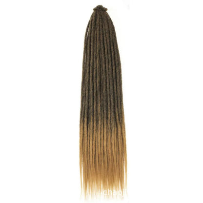 24" Straight Dreadlock Clip-In Extensions - 10 Strands Synthetic Hair - Shello's Creative Boutique