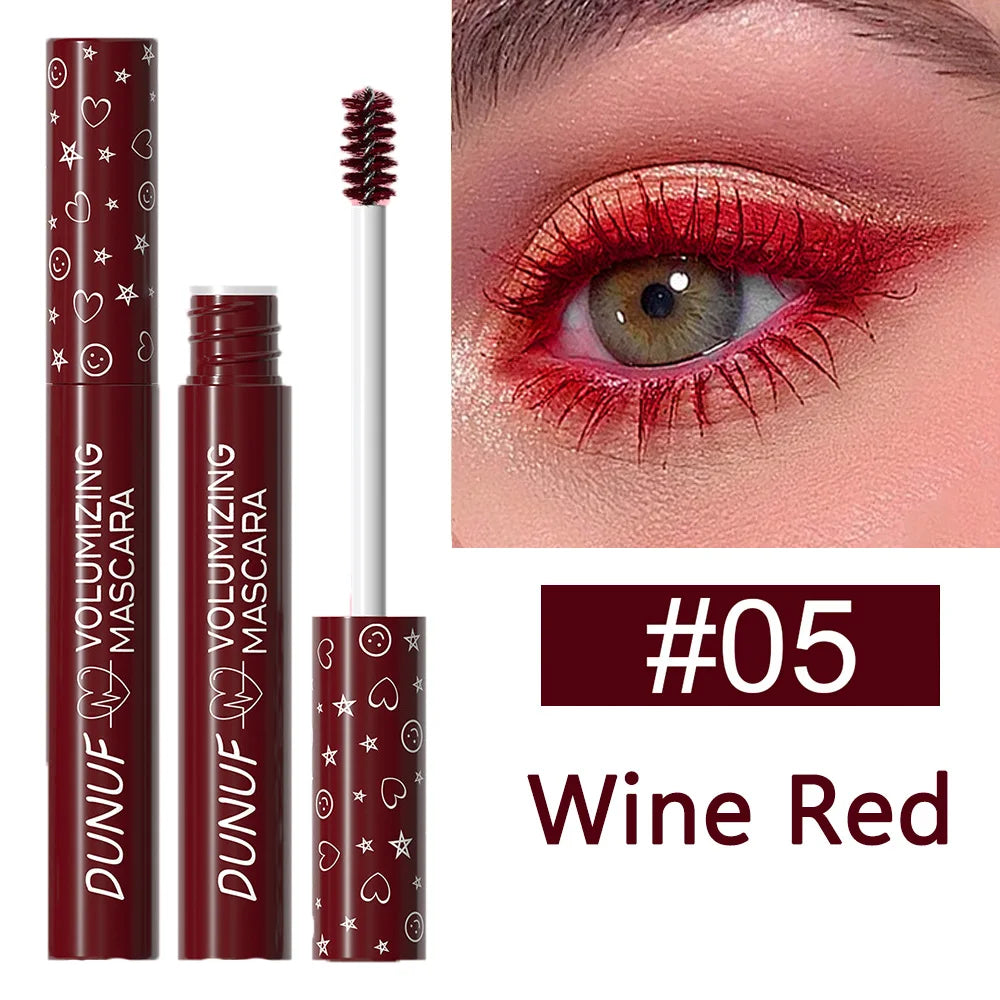 Colorful Curling Mascara Waterproof Fast Drying Eyelashes Extension Multicolor Lashes Makeup Lasting Waterproof White Mascara - Shello's Creative Boutique