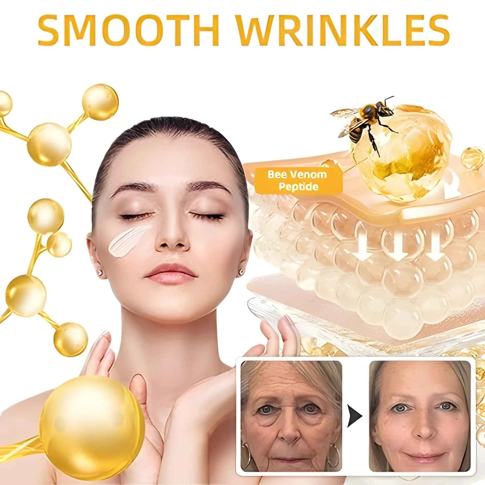 Bee Lifting Firming Cream - Skin Firming Cream - Reduces Fine Lines - Use Natural Collagen to Enhance and Moisturize the Skin