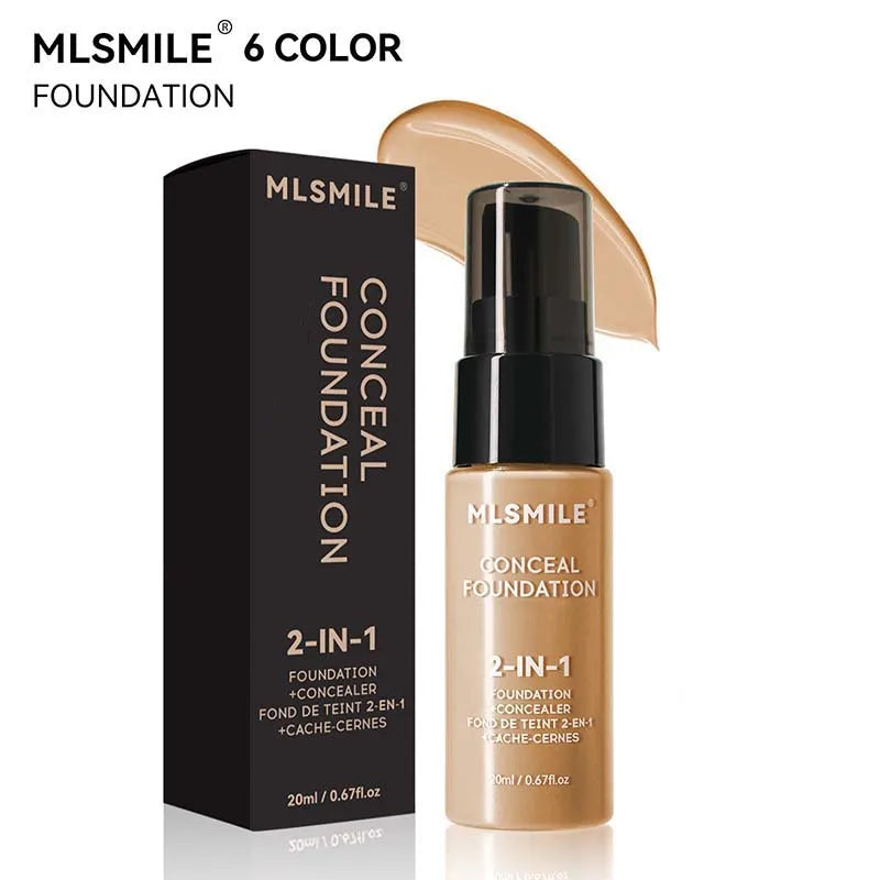 Face Foundation Cream Oil-Control Matte BBCream Waterproof Lasting Concealer Liquid Full Coverage Matte Base Professional Makeup - Shello's Creative Boutique
