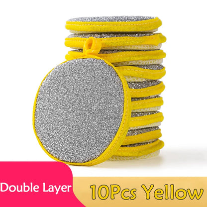 Double-Sided Dishwashing Sponges - Eco-Friendly Kitchen Cleaning