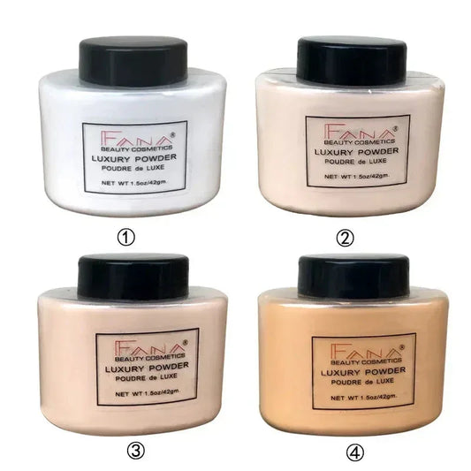 Banana Luxury Powder - Loose Face Foundation with Oil Control - Shello's Creative Boutique