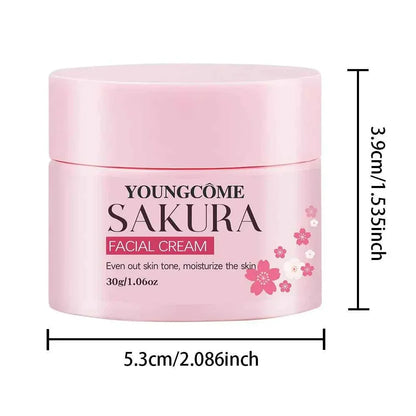YOUNGCOME Sakura Blossom Retinol & Collagen Face Cream – 30g / 60g - Shello's Creative Boutique