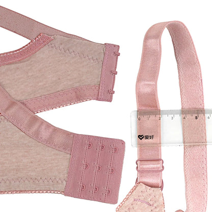 KING'S FAITH 2024 New Arrival Wireless Push-Up Bra – Cotton Thin Brassiere for Women, Big Size 46CD–48C