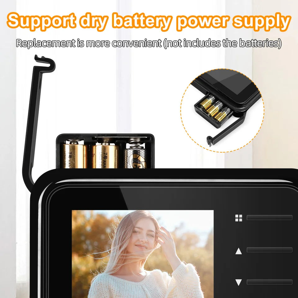 2.4 Inch LCD Door Peephole Camera with IR Night Vision & Video Recording