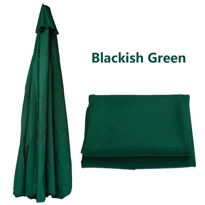 Replaceable Summer Parasol Top Cloth – Waterproof Anti-UV Canopy for 6 & 8 Rib Banana Umbrellas