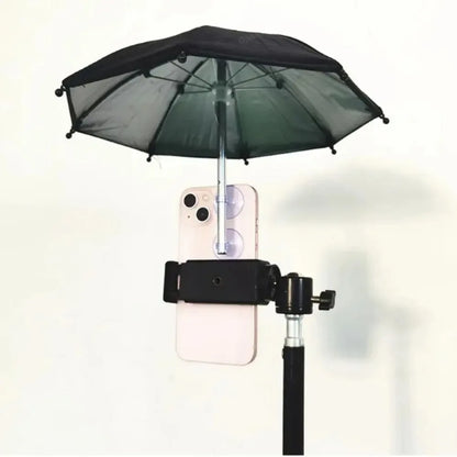 Mobile Phone Parasol Sun Shade – Anti-Glare UV Shield Phone Umbrella with Car Holder