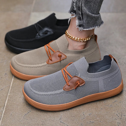 Women's Wide Footed Barefoot Sneakers - Minimalist Mesh Zero Drop Shoes - Shello's Creative Boutique