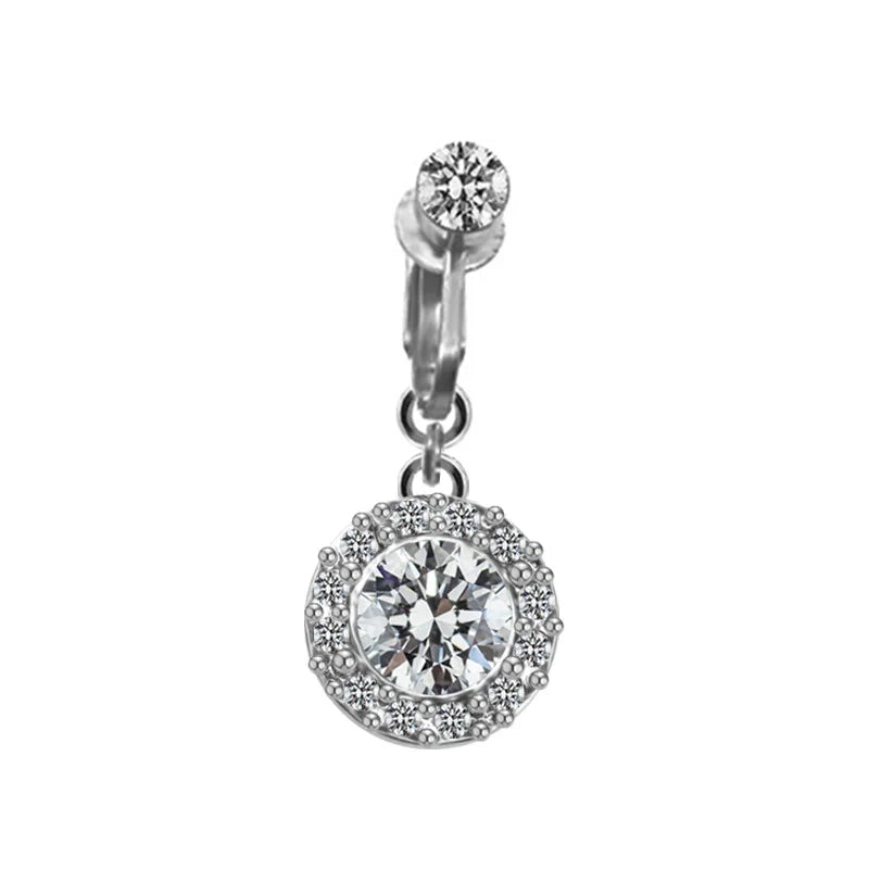 Non-Piercing Belly Button Ring – Cat, Dragon & Butterfly Styles