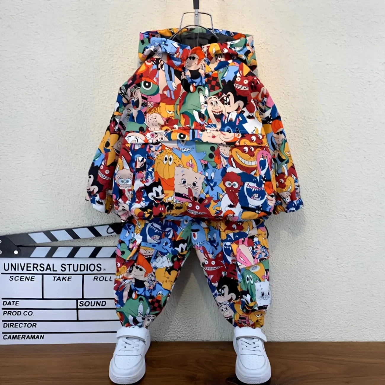 Children's Clothing Set Spring and Autumn Fashion 2024 Boys' Baby Jacket Pants Children's Fashionable Casual Two Piece Set Shello's Creative Boutique