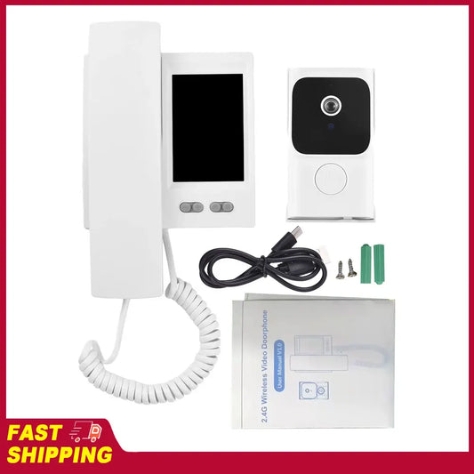 3.5 Inch IPS Wireless Video Door Phone Intercom System with Camera