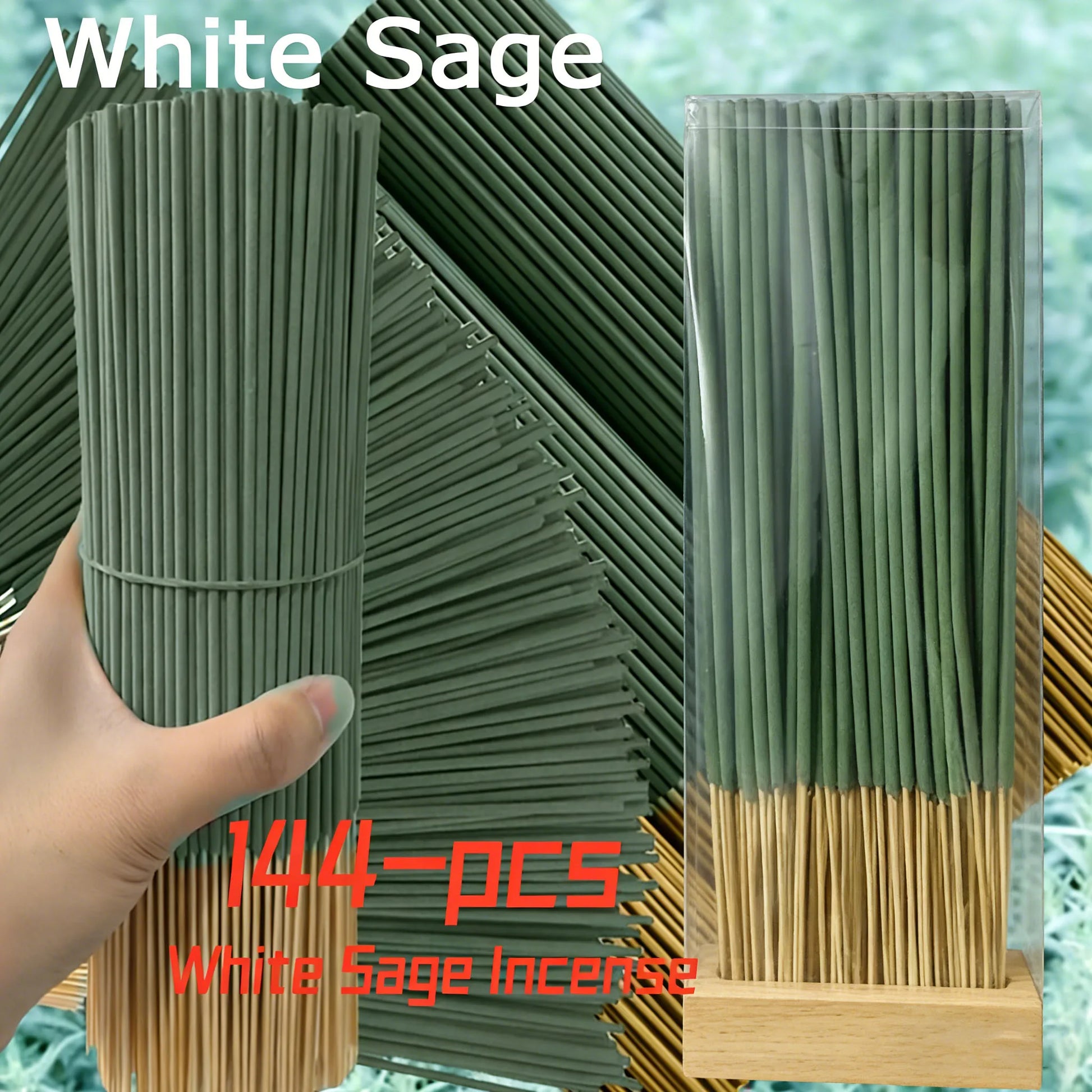 White Sage Incense Sticks - 45 Minute Burn Time - Shello's Creative Boutique
