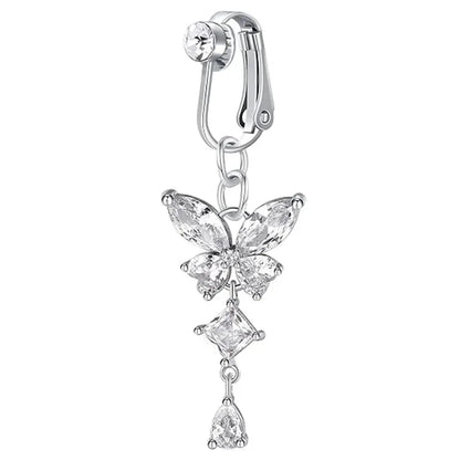 Clip-On Copper Belly Button Ring – Fake Navel Jewellery