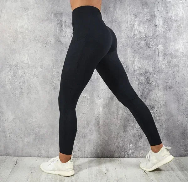 Women's High-Waisted Gym Leggings with Pockets