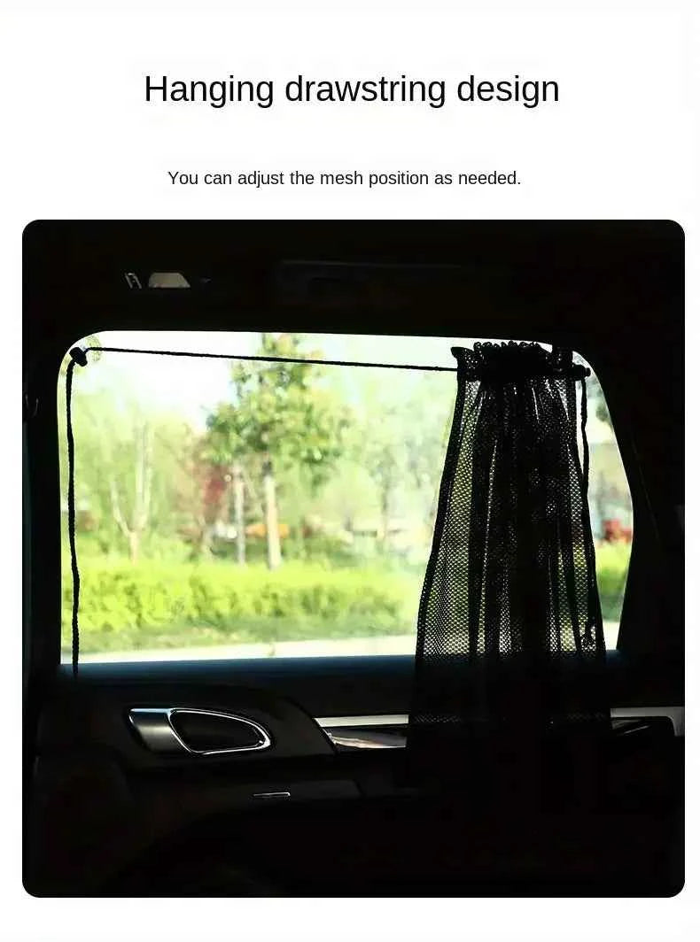 Summer Car Sunshade Curtains , Blocks UV Rays, Keeps Interior Cool, and Protects from Fading - Durable and Easy to Install