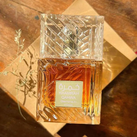Khamrah عطر Perfume Eau De Toilette Gift Box 100ml Unisex Arabian Oud Scent Gourmand Fragrance Long Lasting Perfume For Unisex - Shello's Creative Boutique