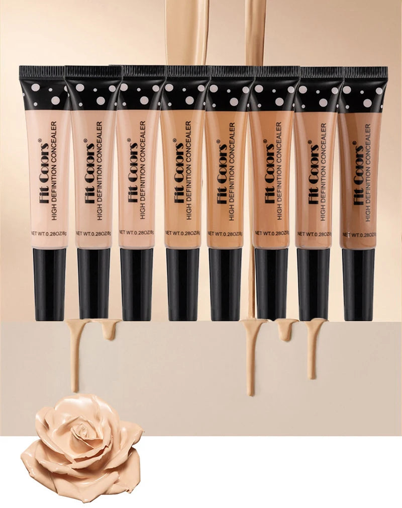 Nude Makeup Facial Foundation Waterproof Cover Blemish Base Fluid Concealer Oil Control Lasting Brighten Skin BB Cream Cosmetics - Shello's Creative Boutique