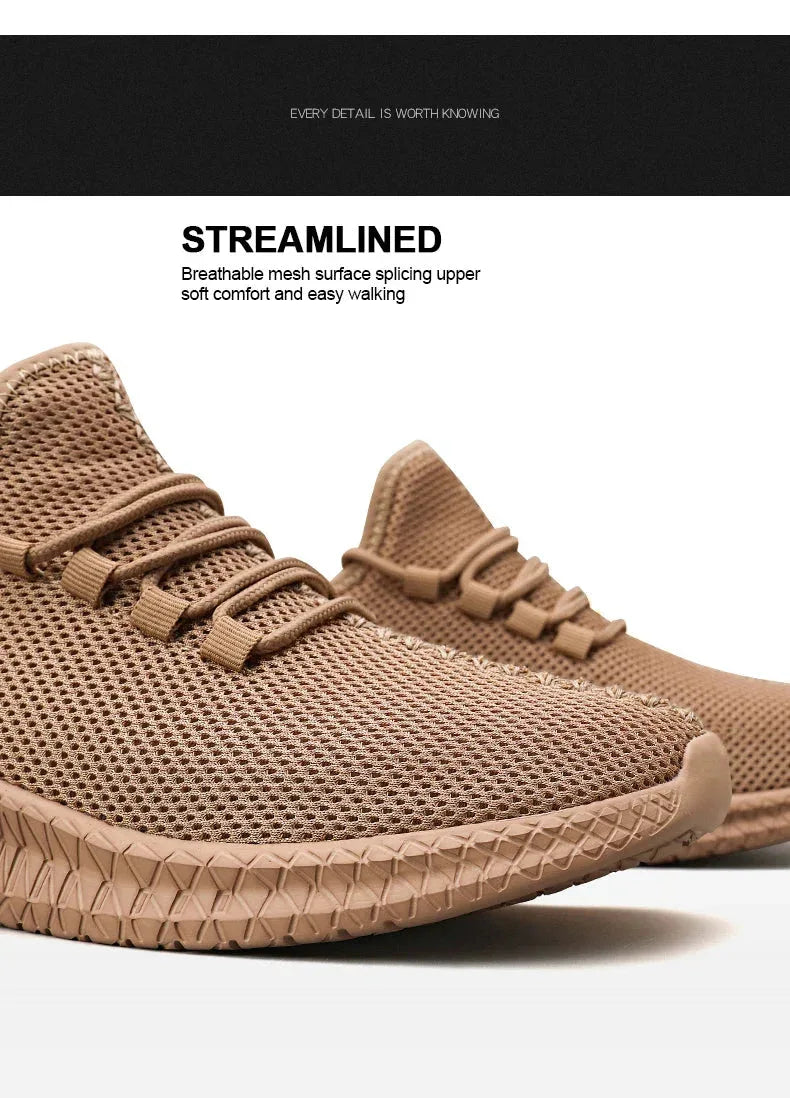 Non-Slip Breathable Trainers - Unisex Weave Knit Outdoor Sports Shoes for Running & Hiking - Shello's Creative Boutique