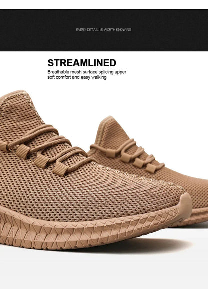 Non-Slip Breathable Trainers - Unisex Weave Knit Outdoor Sports Shoes for Running & Hiking - Shello's Creative Boutique