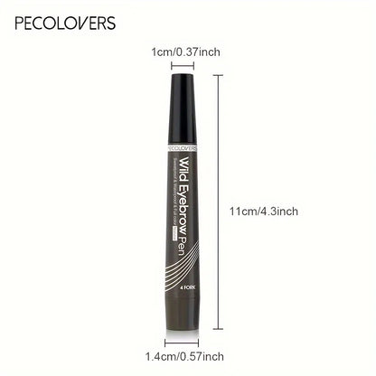 6 Colors 1pc Eyebrow Pen Waterproof 4 Split Tip Eyebrows Pen Eyebrow Tattoo Pen Waterproof Liquid Black Eyebrow Makeup Pencil - Shello's Creative Boutique