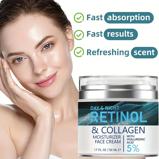 ENVISHA Face Skin Care Retinol Collagen Cream Anti-aging Wrinkle Deep Hydration Moisturizing Skin Health Whitening Exfoliation - Shello's Creative Boutique