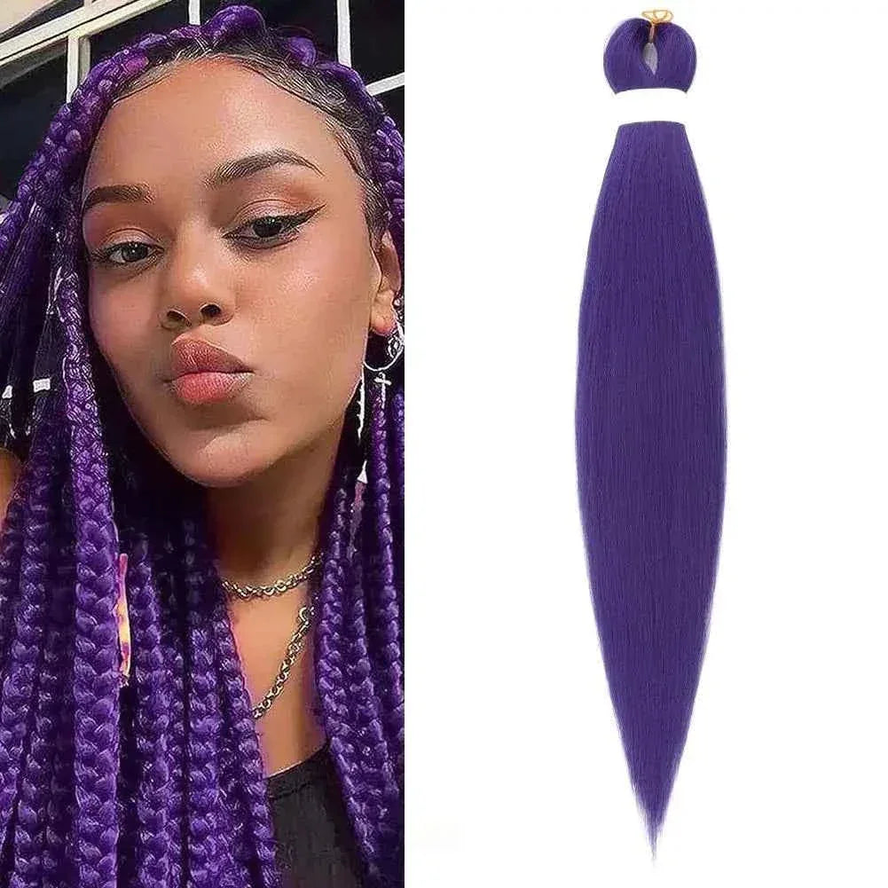 Pre-Stretched Braiding Hair 26" - Jumbo Braids Synthetic Hair for Crochet & Box Braids - Shello's Creative Boutique