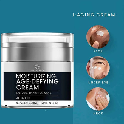 Face Moisturizer for Men Retinol Collagen Peptides Caffeine Hyaluronic Acid Anti Aging Cream