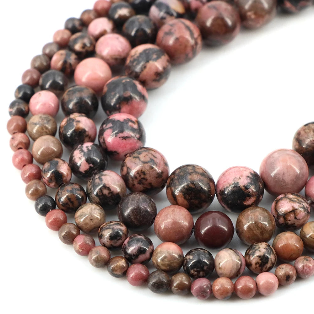 Natural Stone Beads for Jewellery Making – Blue Tiger Eye, Amethyst & Rose Quartz | 4/6/8/10mm