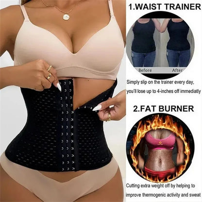 Postpartum Tummy Control Shapewear – Black Waist Cincher - Shello's Creative Boutique