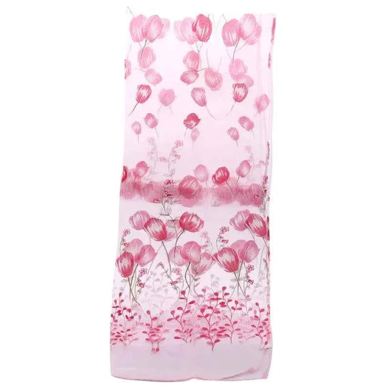 Beeinch Floral Tulle Curtains - Modern Sheer Window Panels for Living Room & Bedroom - Shello's Creative Boutique