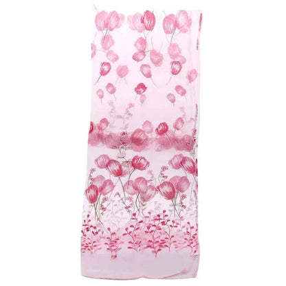 Beeinch Floral Tulle Curtains - Modern Sheer Window Panels for Living Room & Bedroom - Shello's Creative Boutique