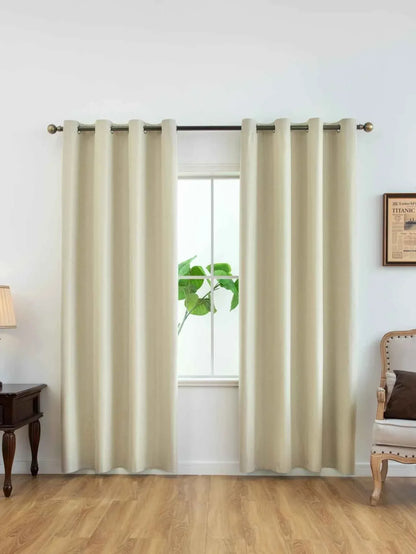 Solid Blackout Curtains with Grommets - Total Privacy Drapes for Bedroom - Shello's Creative Boutique