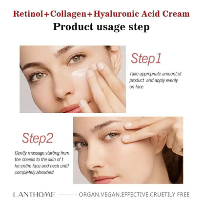eelhoe 3-in-1 Whitening & Repair Cream – Retinol + Collagen + Hyaluronic Acid – 50ml - Shello's Creative Boutique
