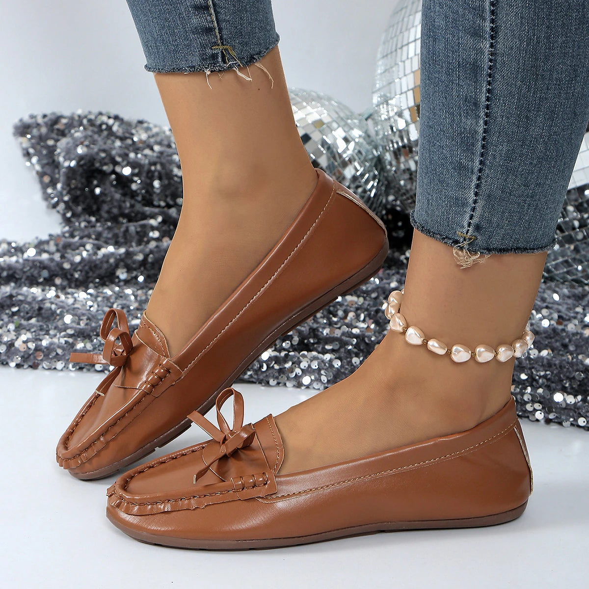 Ballet Flats - Classic Round Toe Loafers for Women - Shello's Creative Boutique