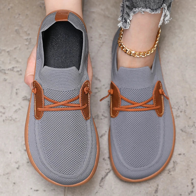 Women's Wide Footed Barefoot Sneakers - Minimalist Mesh Zero Drop Shoes - Shello's Creative Boutique